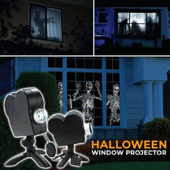 Haunted Halloween Window Projector moderntrendystore