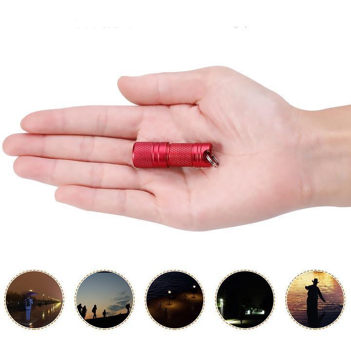 Pocket Mini LED Flashlight USB Rechargeable