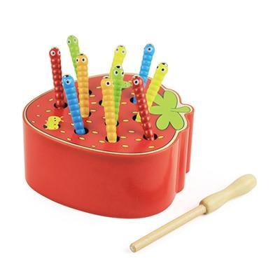 Catch The Worm Wooden Educational Toy Learn From Home