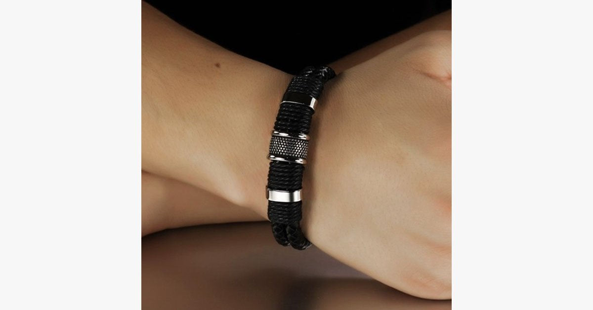 Stainless Steel Magnetic Clasps Bracelet
