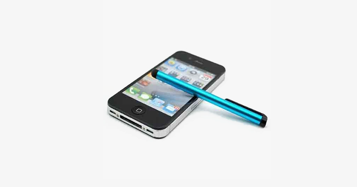 Universal Touch Screen Stylus with Soft Rubber Tips - Best for Touch Screen Smartphones & Tablets
