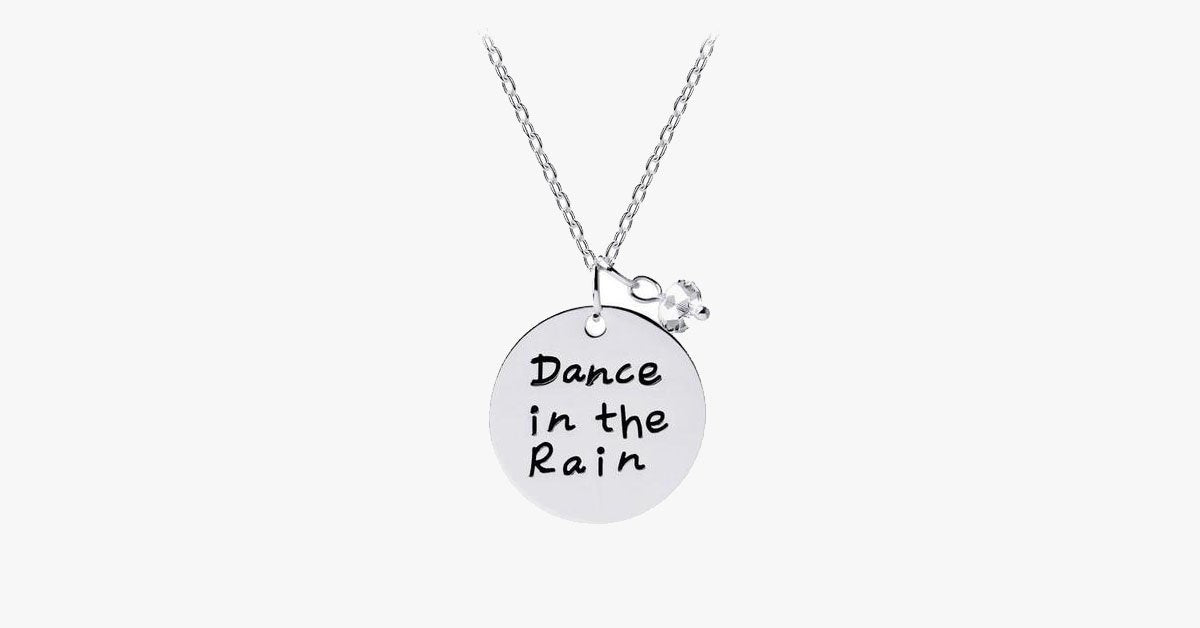 Charm pendant: Dance in the rain