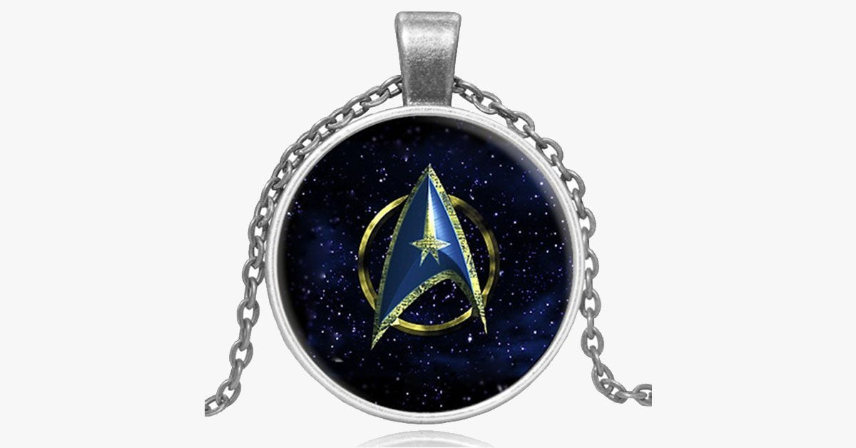 Star Trek Inspired Glass Pendant