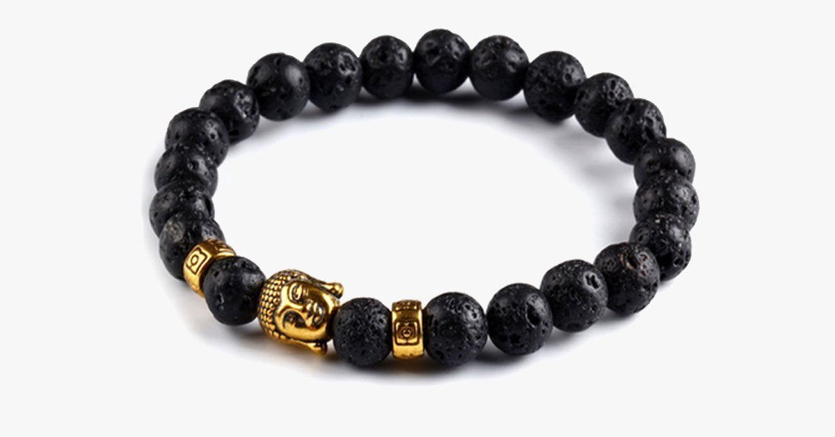 Tibetan Men’s Bracelet with Natural Stones – Lift Up Your Mood and Energy