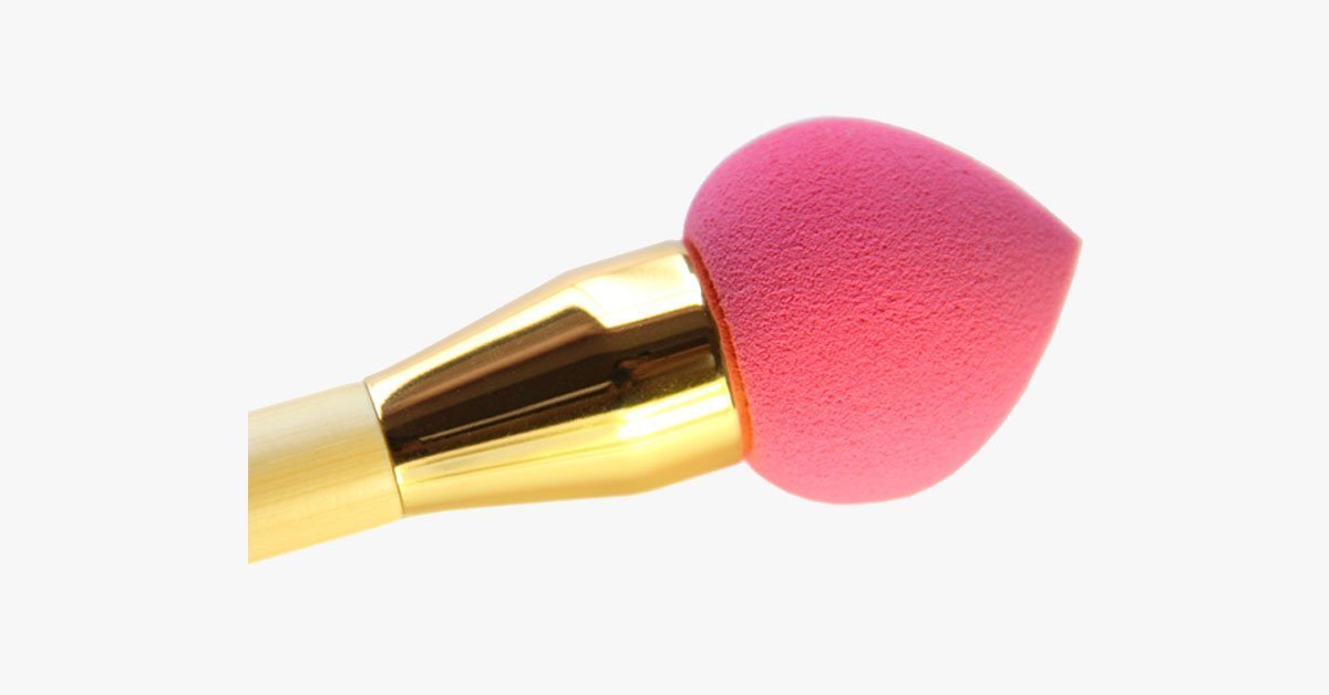 Lollipop Sponge 2 in 1 Brush- Makes Makeup application easier!