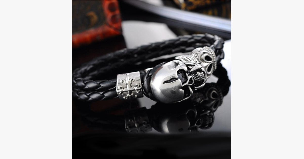 Men's Skull Bracelet