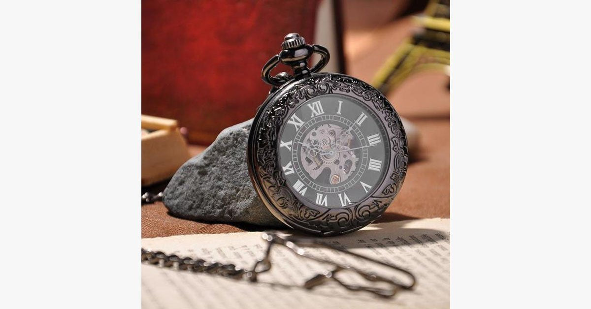 Steampunk Mechanical Pocket Watch