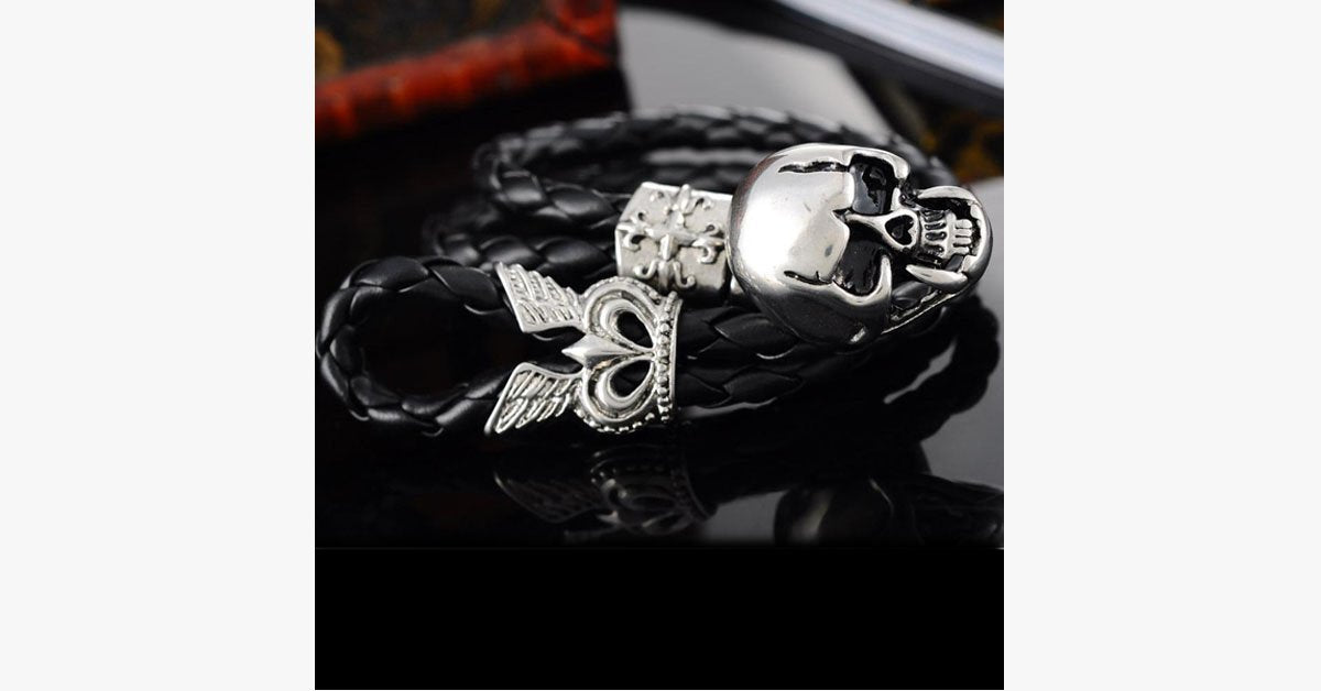 Men's Skull Bracelet