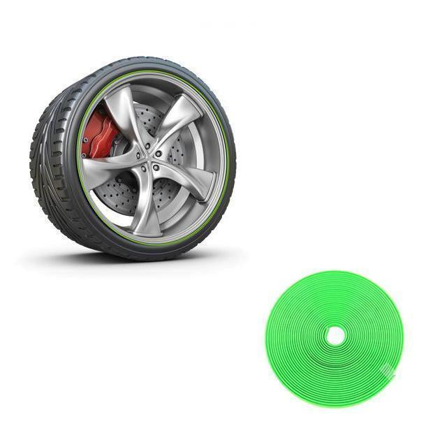 Pro Wheel Rim Protector 8m Note: A roll can wrap four wheels.