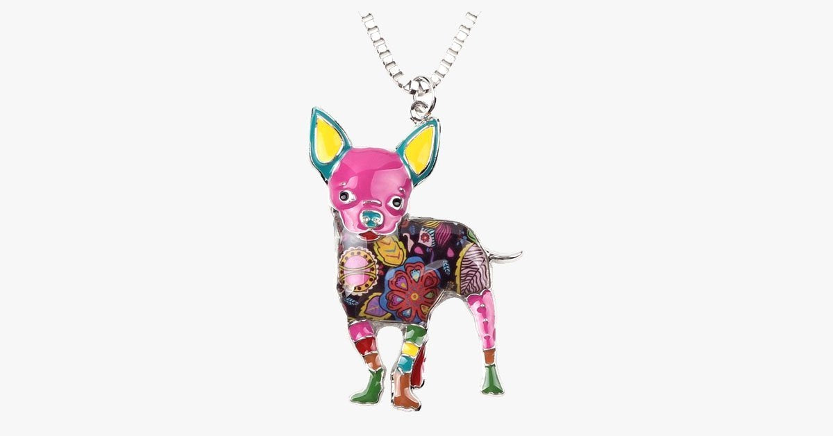 Chihuahuas Dog Pendant Necklace