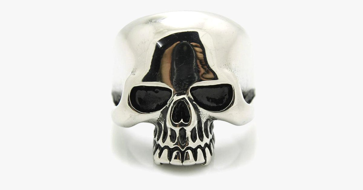 Men's Skull Ring - Fashionable Multicolor Ring for Men