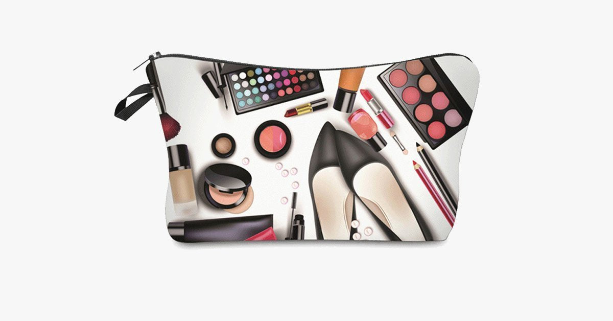 Magic Cosmetic Travel Bag - Smooth Zipper Closure - Perfect to Organize Your Cosmetics!