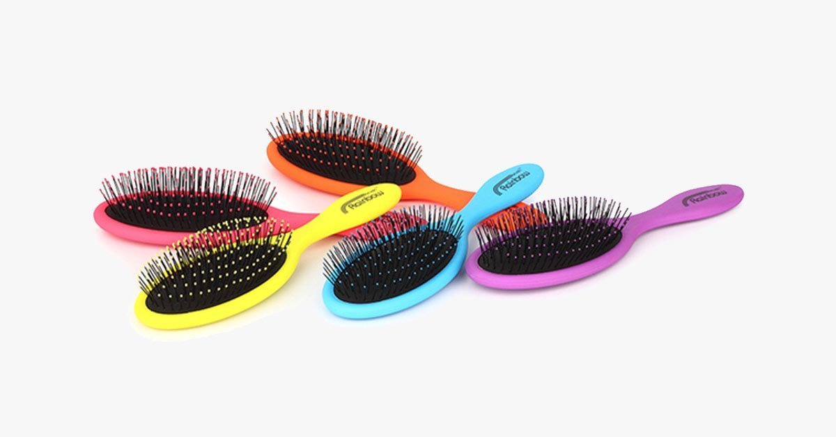 Wet Styler Hair Brush - Removes Tangles without Pain - Effortless Work - Ergonomic Handle