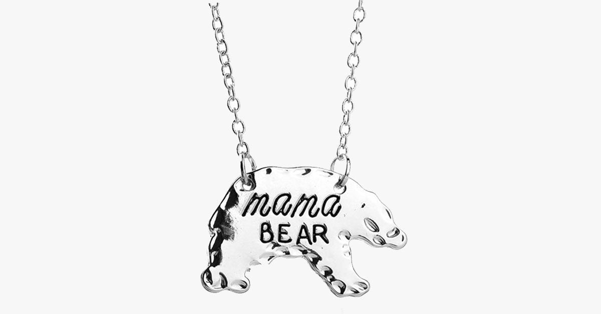 Mama Bear Pendant Necklace