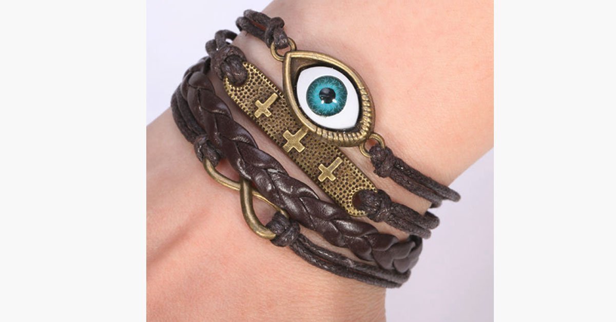 Infinity Evil Eye Bracelet