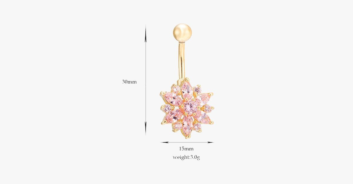 Dangle Navel Belly Button Ring