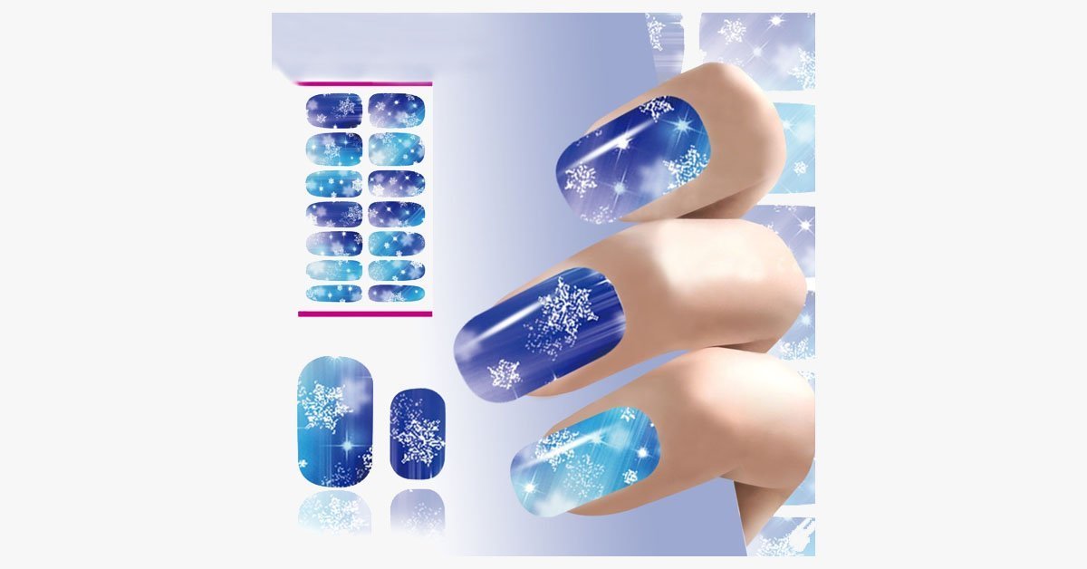 Christmas Nail Stickers - Snowflakes