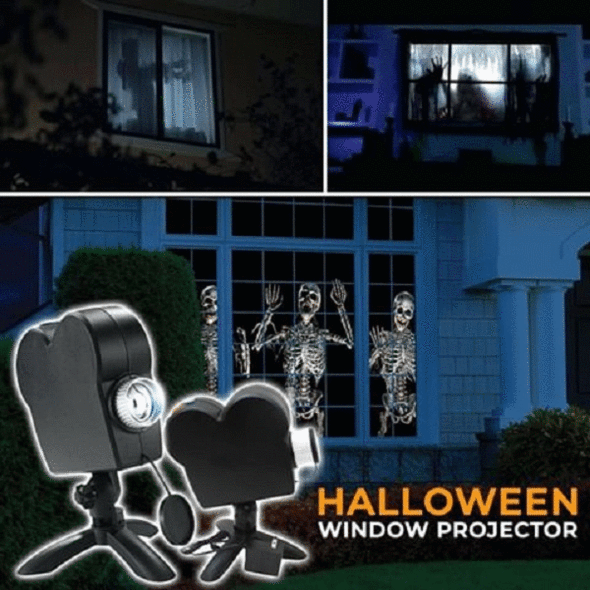 Haunted Halloween Window Projector