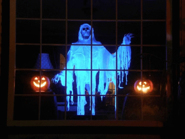 Haunted Halloween Window Projector