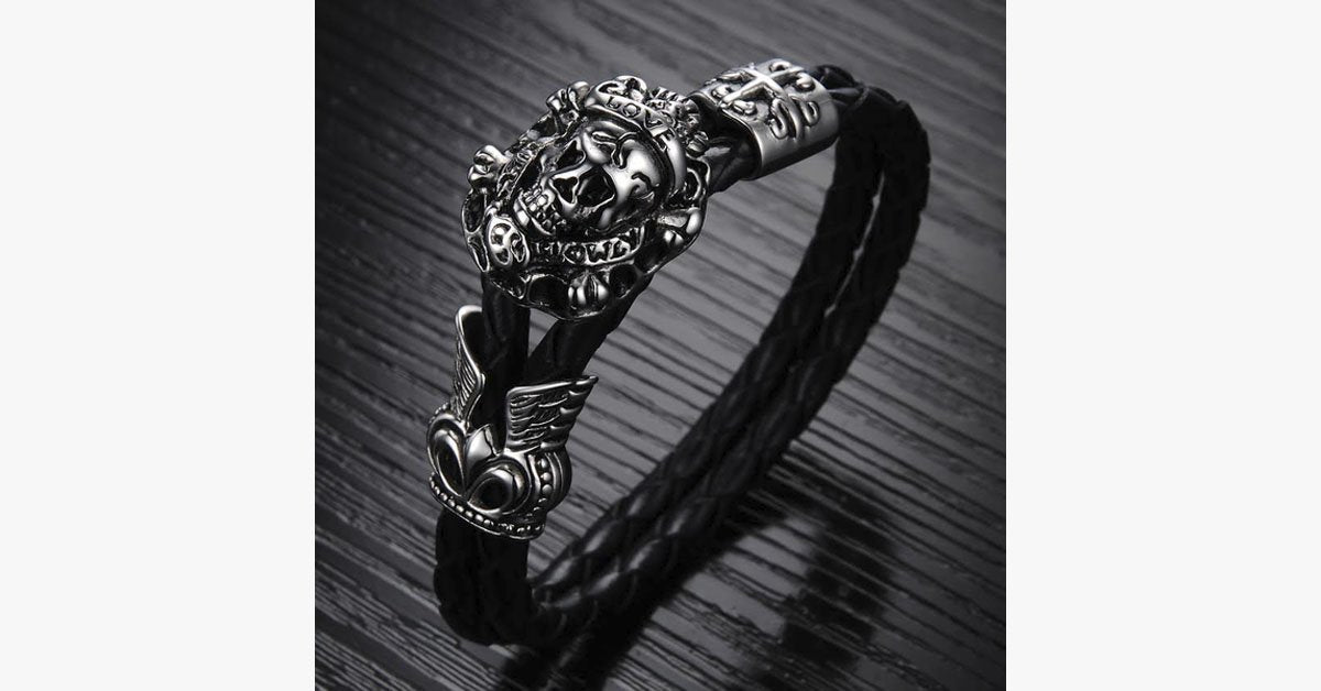 Pirate Skull Men's Bracelet