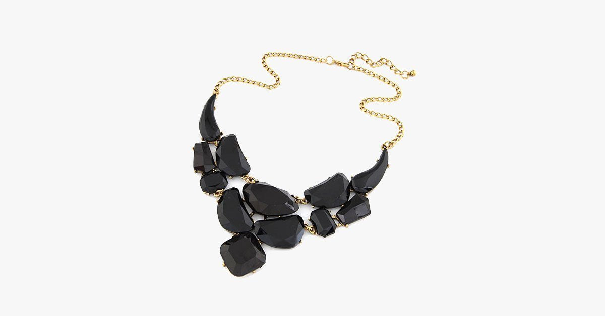 Bold Stone Statement Necklace