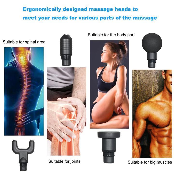 4 In One,Relieving Pain,3 Speed Setting Body Deep Muscle Massager