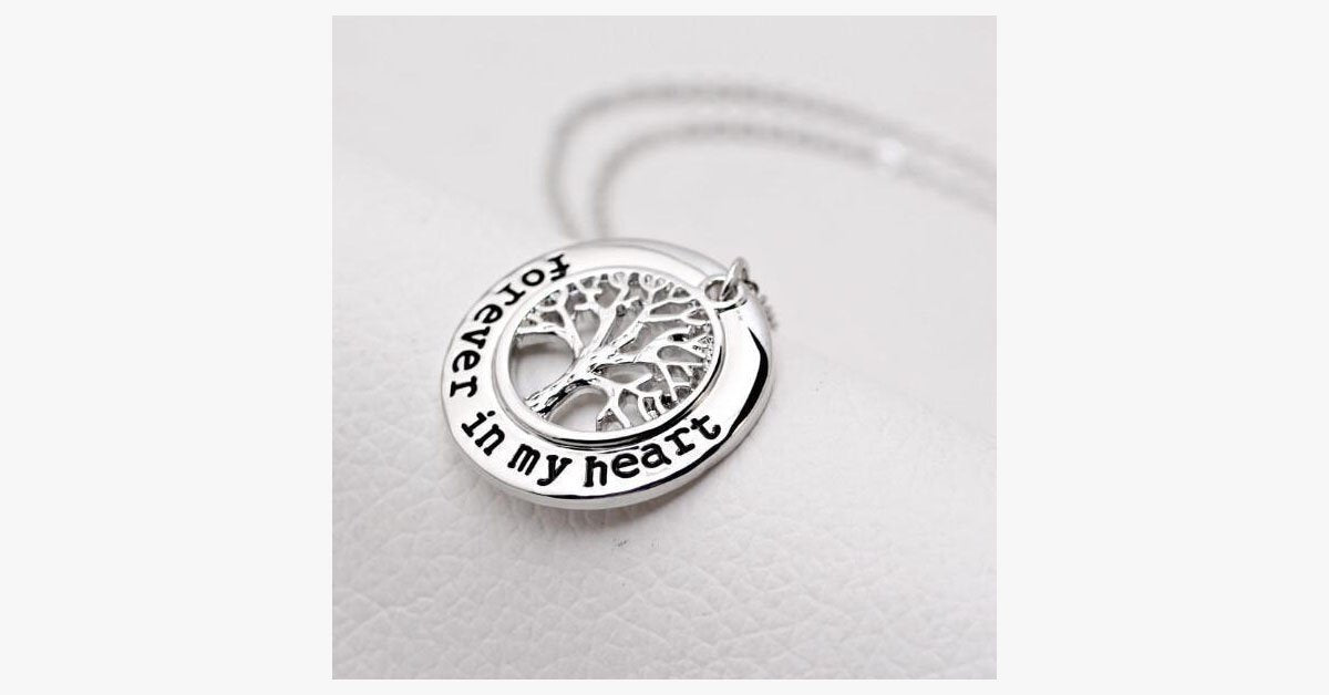 Forever in My Heart-Tree Pendant