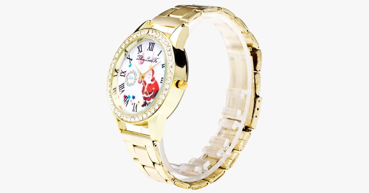 Santa Claus Quartz Steel Watch