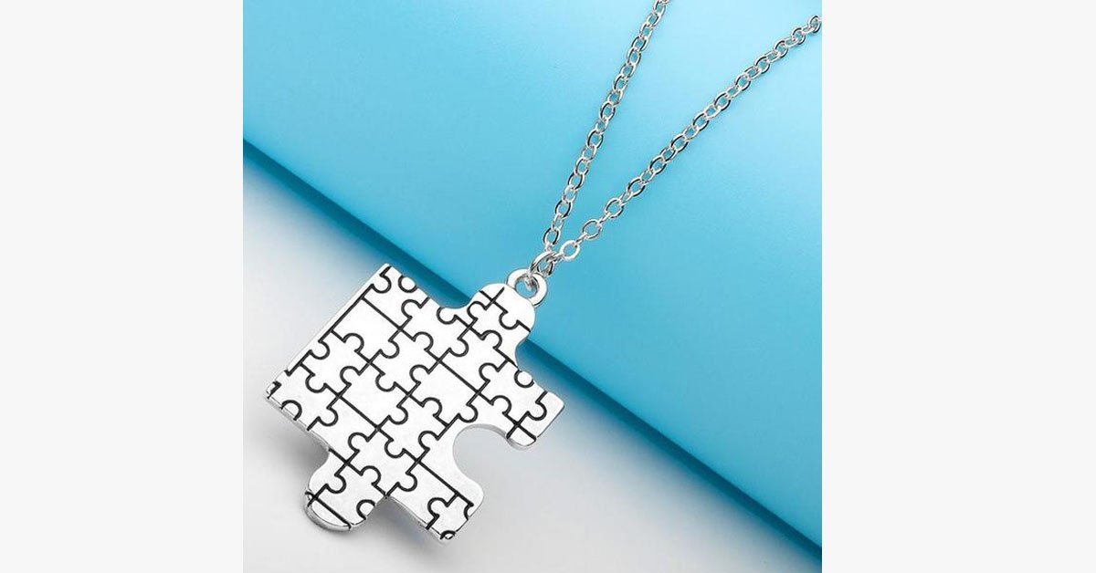 Autism Awareness Puzzle Piece Pendant - Unique Designing – Spread Awareness for Autism!