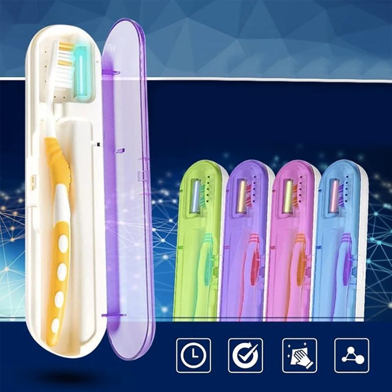 Portable UV Antibacterial Toothbrush Storage Box