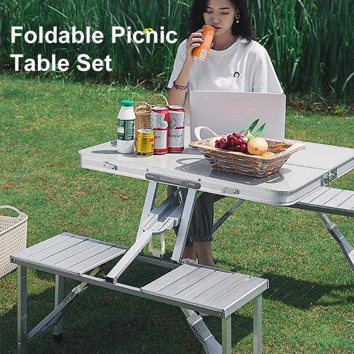 Foldable Picnic Table Set