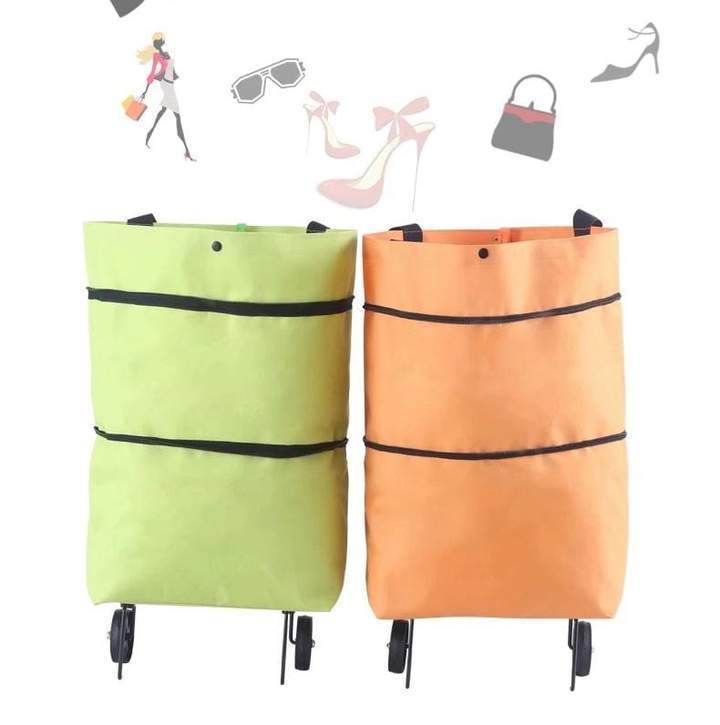 Shopping Folding Green Bag