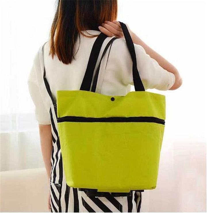 Shopping Folding Green Bag