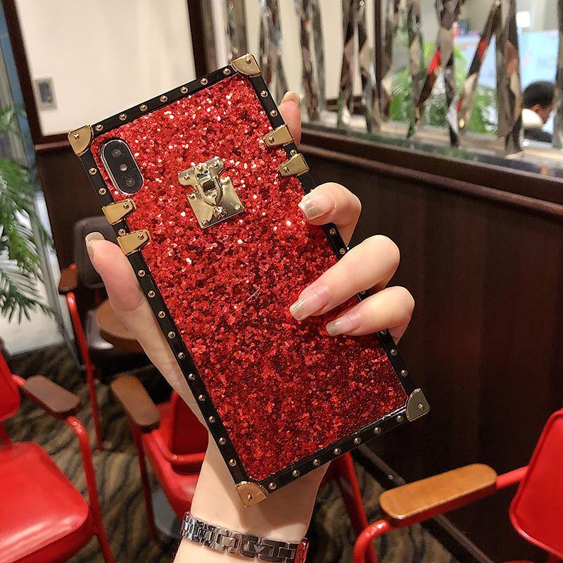 French Style Vintage Glitter Phone Case For Samsung Galaxy