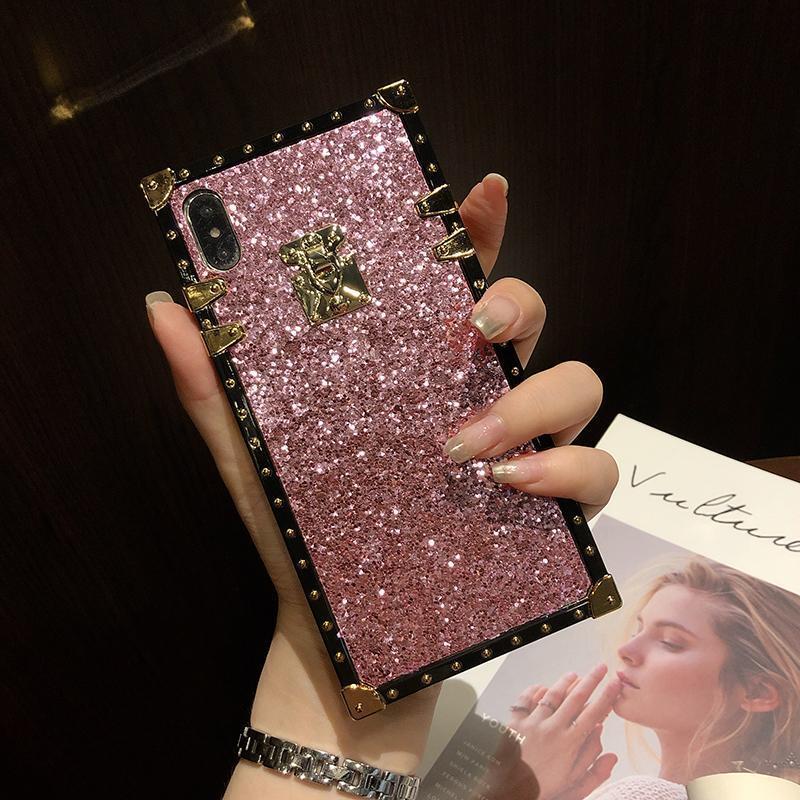 French Style Vintage Glitter Phone Case For Samsung Galaxy