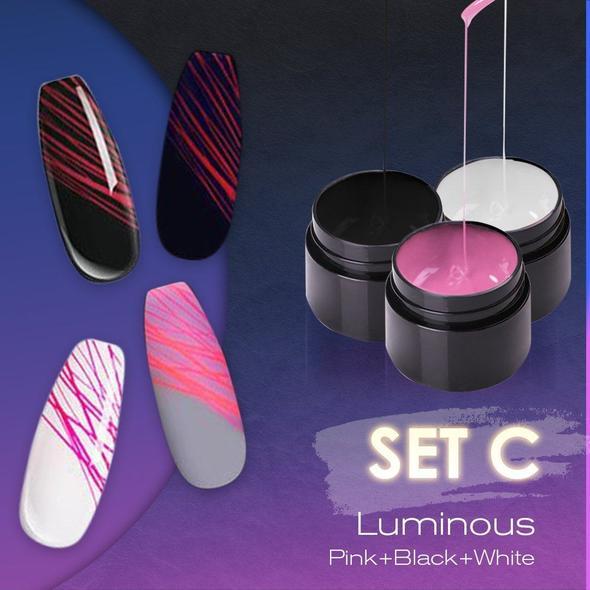 Luminous Spider Nail Gel Set