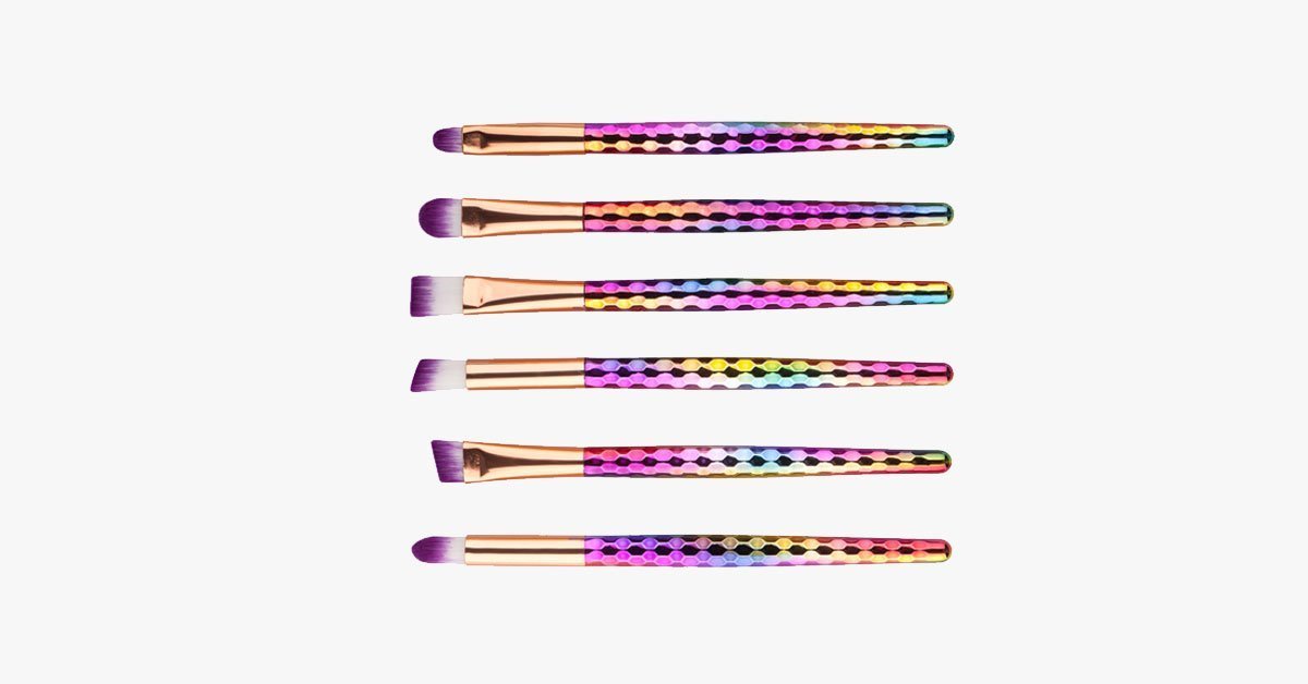 6-piece unicorn brush set –A multipurpose brush set for all your needs