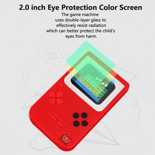 Mini Handheld Game Built-in 268 Games - 4 Colors