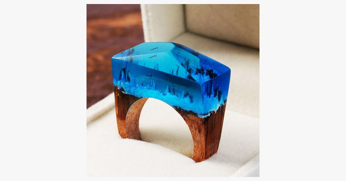 Enchanted Winter Forest Ring
