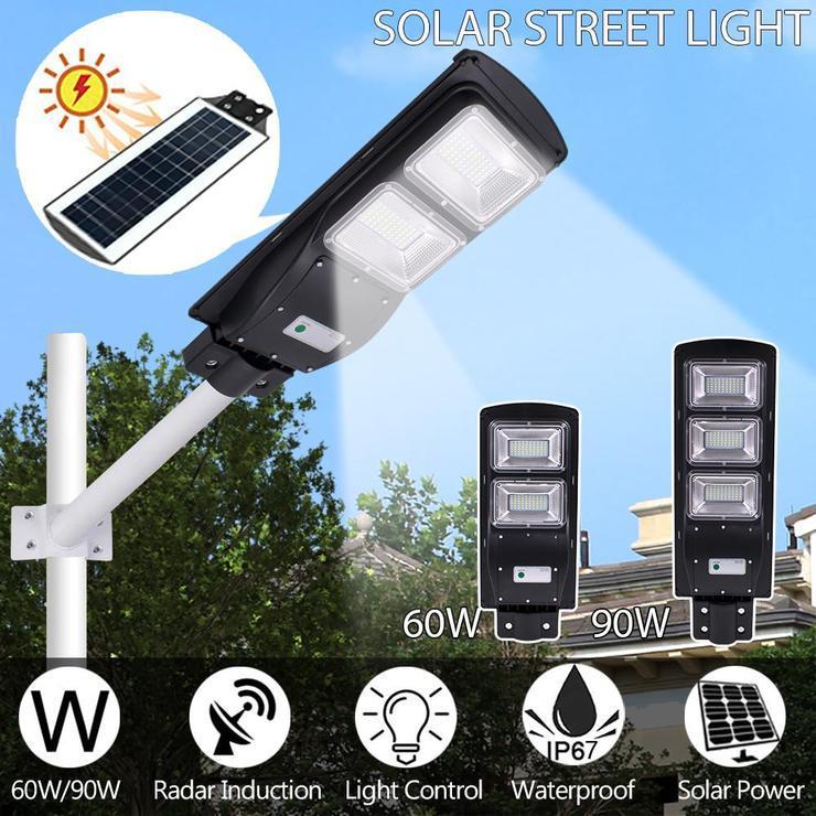 SolarMax - 3200 Lumens - 60W - 120LED Solar Street Light