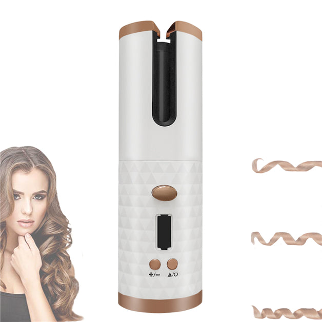 Auto Rotating Ceramic Hair Curler