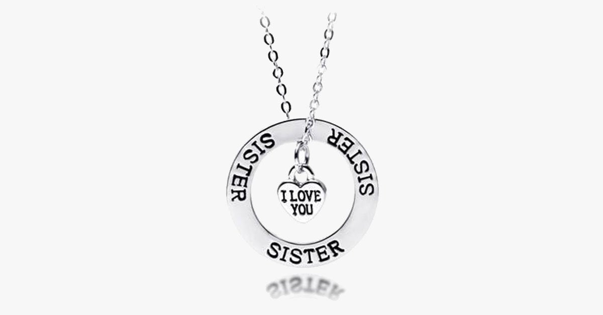 Sisters - I Love You Pendant