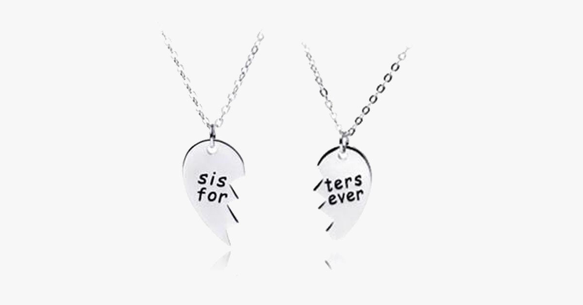 Sisters Forever Necklace Set