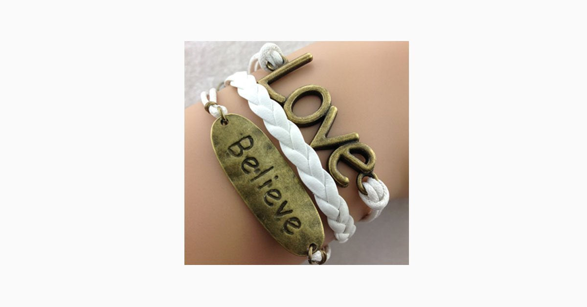 Believe Love Bracelet