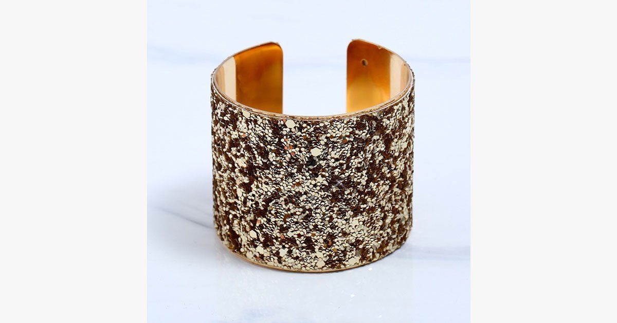 Sequin Cuff Bangle