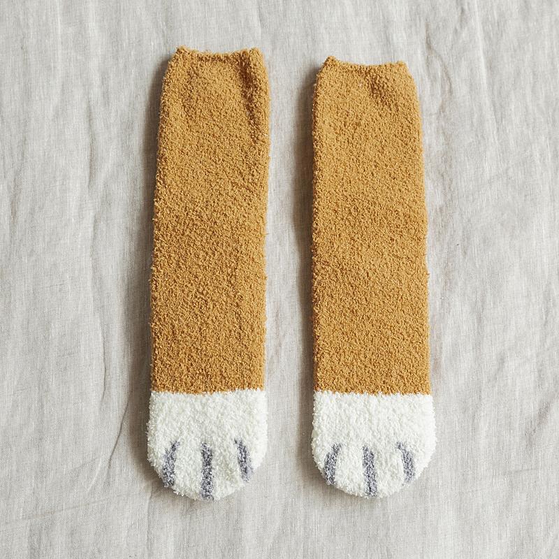 Cute Cat Claws Thick Warm Socks (3 pairs)