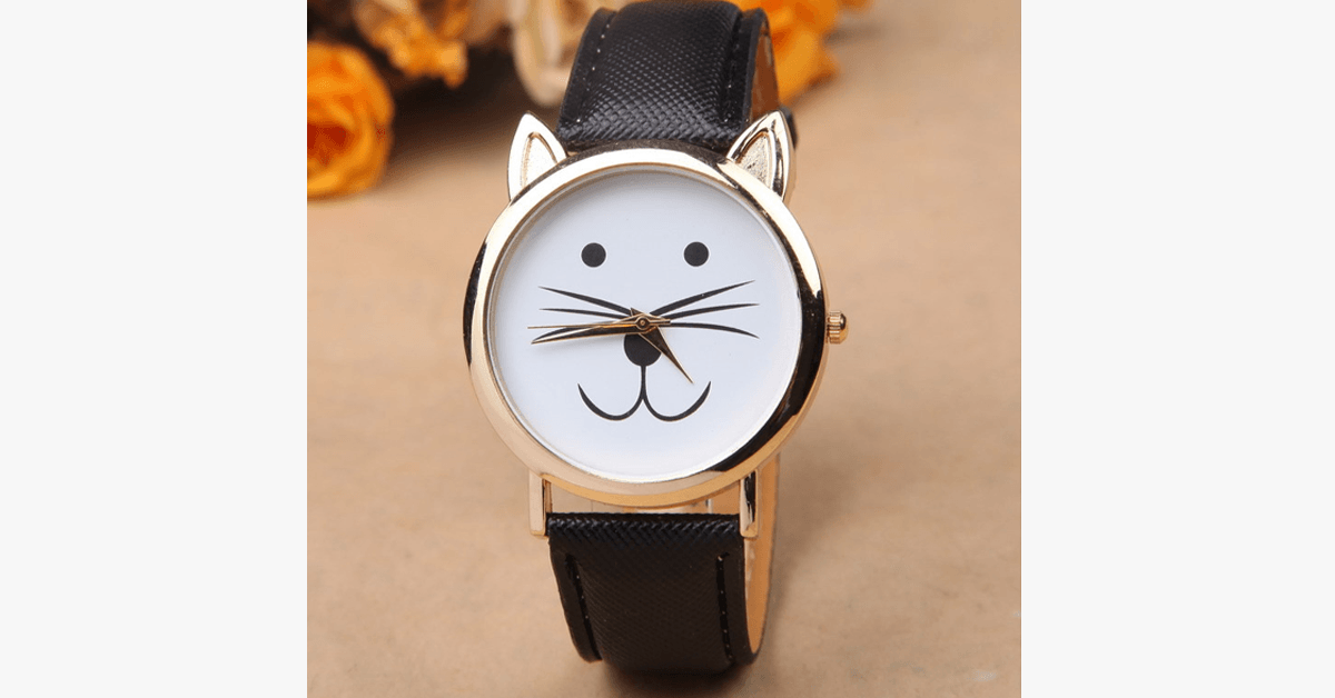 Cute Cat Watch- Best Gift Ever For Cat Lovers!