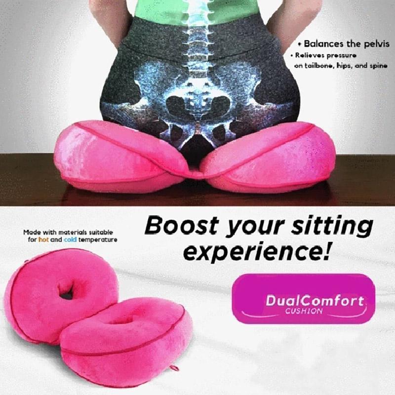 Foldable Dual Comfort Hips Up Seat Cushion