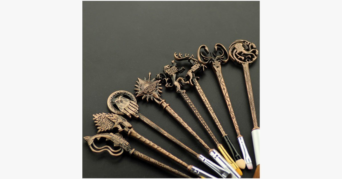 Games of Thrones Inspired 8 Pieces Makeup Brush