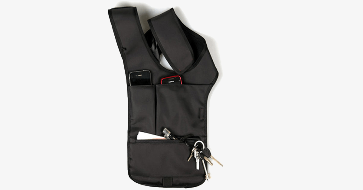 Anti-Theft Hidden Shoulder Bag - Crossbody Chest Underarm Pocket Bag for Men